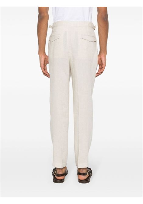 Beige tapered-leg trousers - men BRIGLIA 1949 | QUARTIERIS32411800023