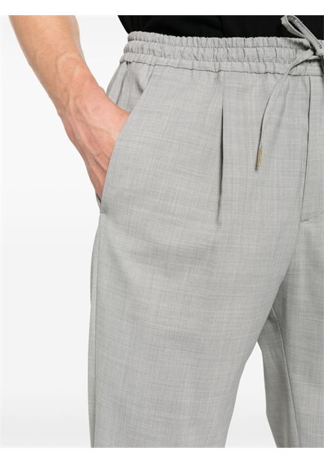 Pantaloni affusolati con pieghe in grigio - uomo BRIGLIA 1949 | WIMBLEDONS32408200040