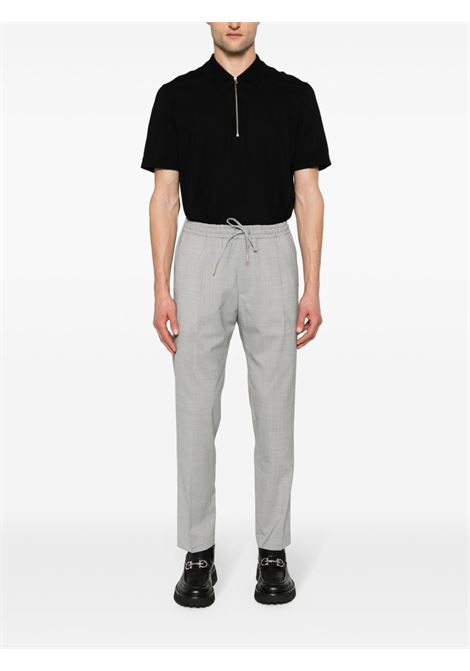 Grey pleat-detail tapered trousers - men BRIGLIA 1949 | WIMBLEDONS32408200040