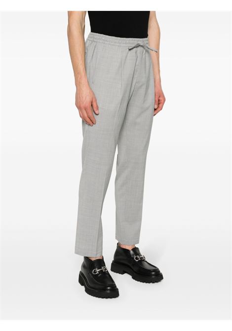 Pantaloni affusolati con pieghe in grigio - uomo BRIGLIA 1949 | WIMBLEDONS32408200040