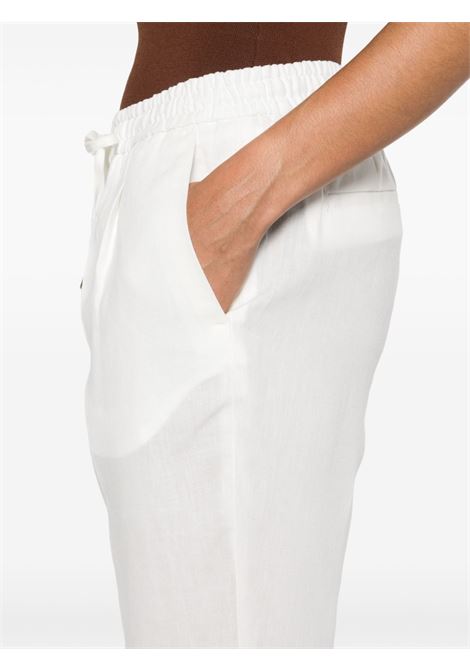 Pantaloni crop con coulisse in bianco Briglia 1949 - donna BRIGLIA 1949 | WIMBLEDONW32411800150