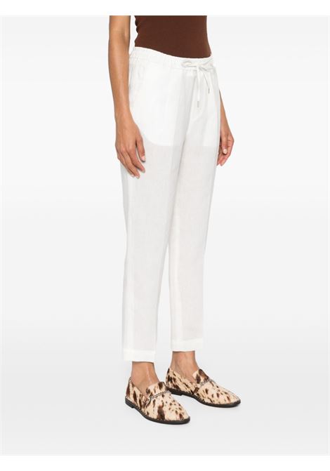 White drawstring-fastening cropped trousers Briglia 1949 - women BRIGLIA 1949 | WIMBLEDONW32411800150