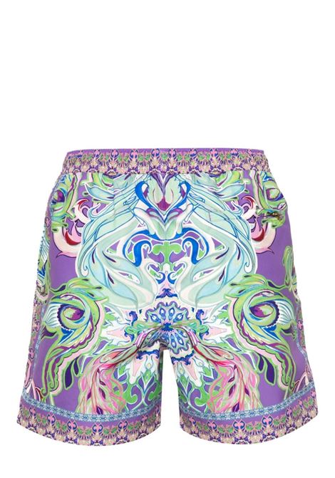 Multicolour Amsterdam Jewel-print swim shorts Camilla - men CAMILLA | 27093AMSTJEWL
