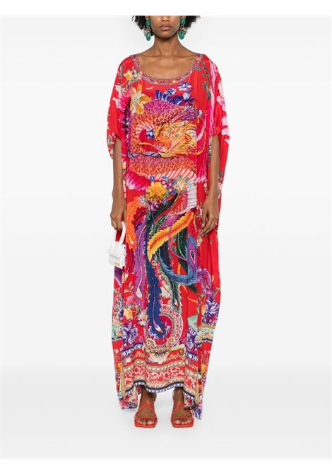 Multicolour dragon-print silk maxi dress Camilla - women CAMILLA | 27566THSUMMER