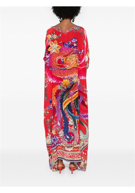 Multicolour dragon-print silk maxi dress Camilla - women CAMILLA | 27566THSUMMER