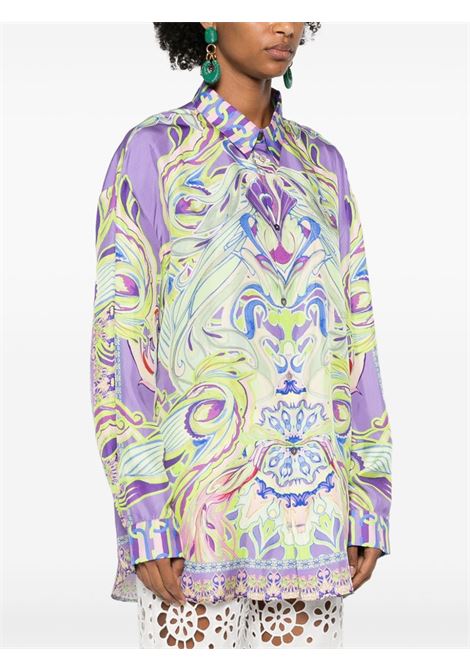 Multicolour abstract silk shirt Camilla - men CAMILLA | 27599AMSTJEWL