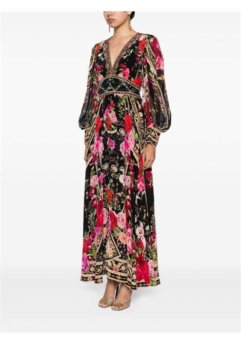 Black floral-print maxi dress - women CAMILLA | 28017RESELOVE