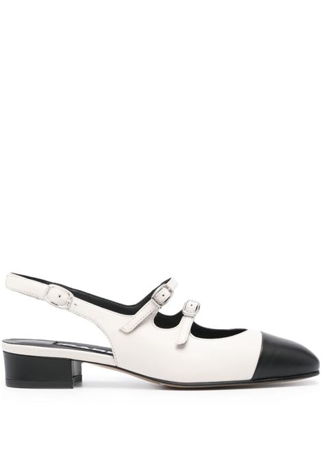 White and black abricot ballerina shoes - women CAREL PARIS | Ballerina shoes | ABRICOT24BGNR