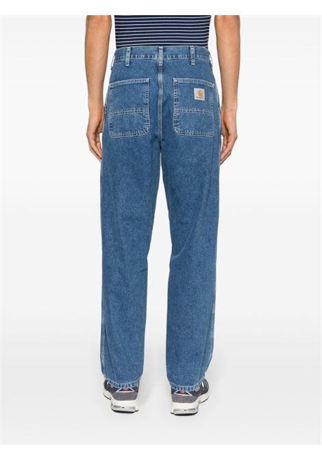Jeans Simple dritti a vita media in blu - uomo CARHARTT WIP | I0229470106