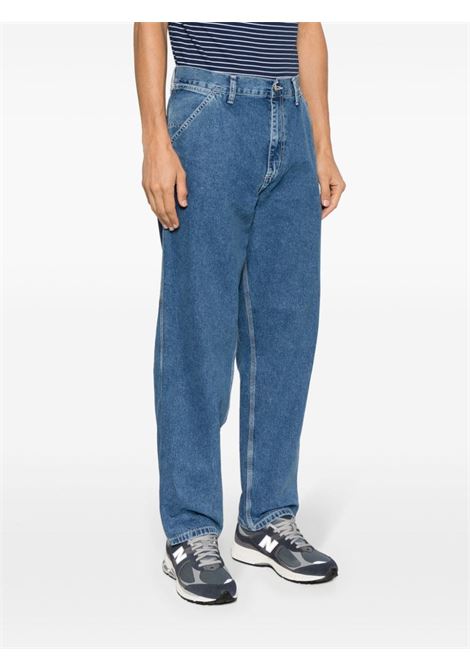 Jeans Simple dritti a vita media in blu - uomo CARHARTT WIP | I0229470106