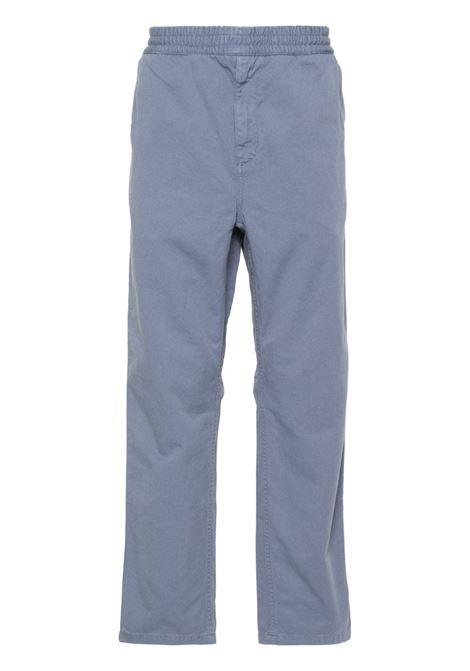 Blue Flint logo-patch trousers - men