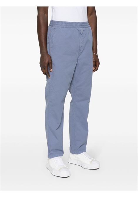 Blue Flint logo-patch trousers - men CARHARTT WIP | I0299191YDGD