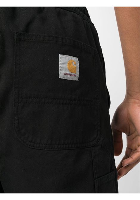 Black Flint elasticated-waist shorts - men CARHARTT WIP | I03048089GD
