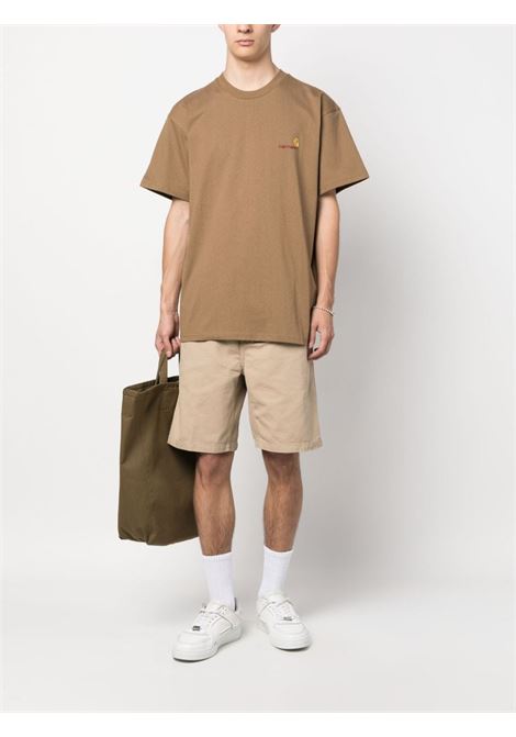 Beige Flint elasticated-waist shorts - men CARHARTT WIP | I030480G1GD