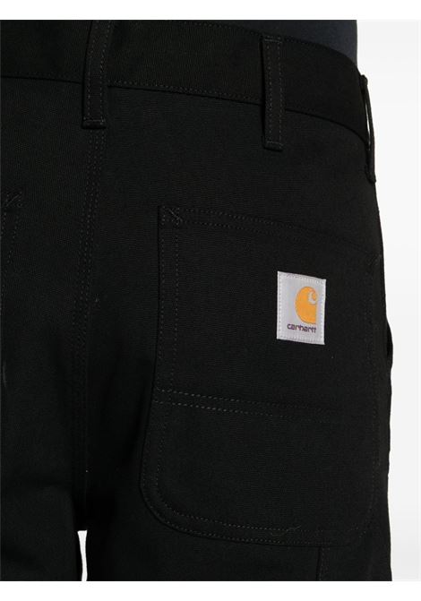 Pantaloni Single Knee dritti in nero - uomo CARHARTT WIP | I0314978901