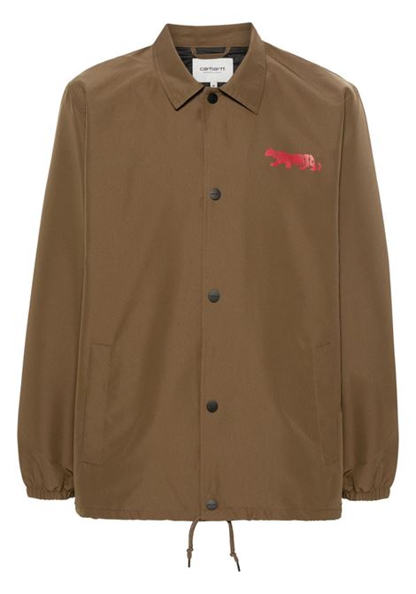 Brown Rocky Coach shirt jacket - men CARHARTT WIP | Outerwear | I03297427UXX