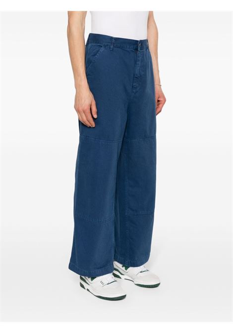 Blue Garrison twill straight trousers - men CARHARTT WIP | I0331241ZF4J