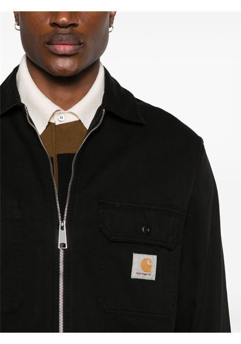 Black Rainer herringbone shirt jacket - men CARHARTT WIP | I03327689GD