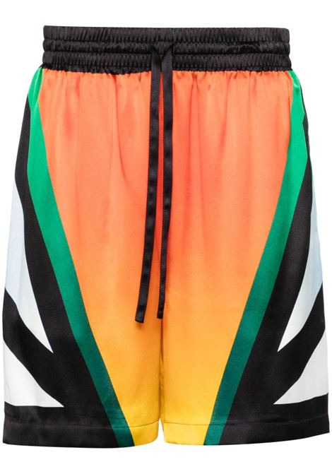 Multicolour Moto Sport bermuda shorts - men CASABLANCA | MS24TR01208MLT