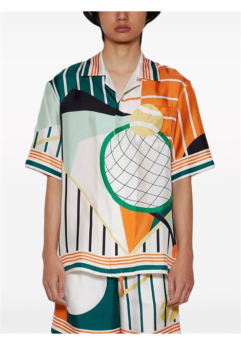 Camicia Court Abstrait in multicolore - uomo CASABLANCA | UMPS24SH00303MLT