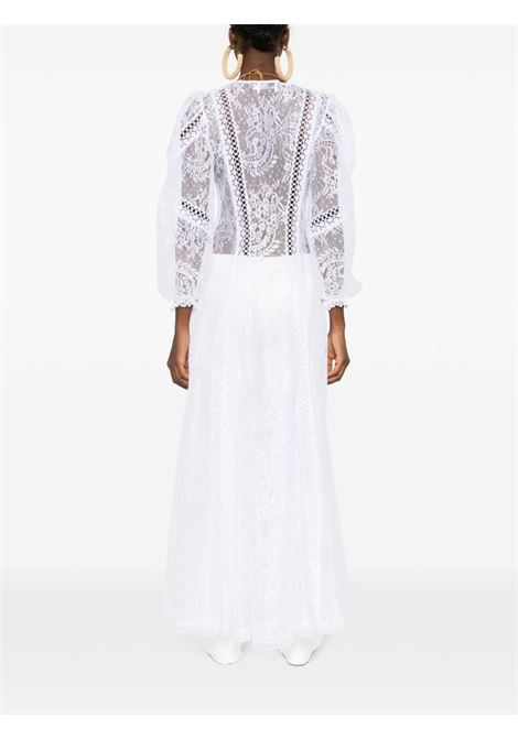 White Lodie lace semi-sheer dress Charo Ruiz Ibiza - women CHARO RUIZ IBIZA 1989 | 241310WHT
