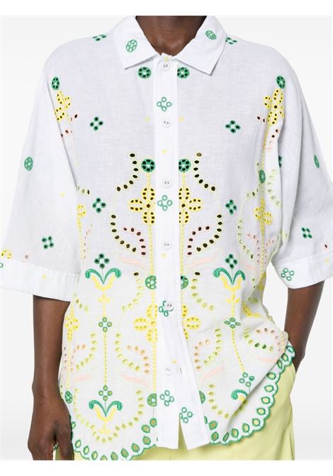 White Isma broderie-anglaise shirt ibiza 1989 - women CHARO RUIZ IBIZA 1989 | 244200YLLW