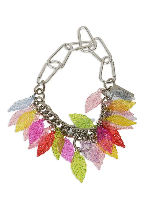 Multicolour leaf-bead chain necklace - women CHOPOVA LOWENA | 6464MLT