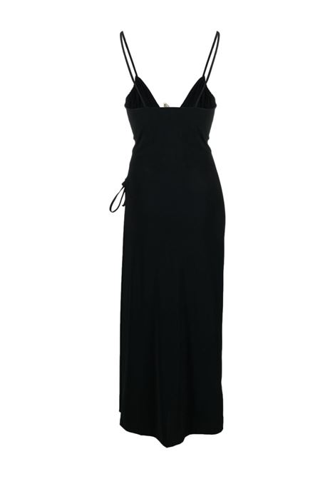 Black Nebular wrap midi dress - women CHRISTOPHER ESBER | 23043170BLK