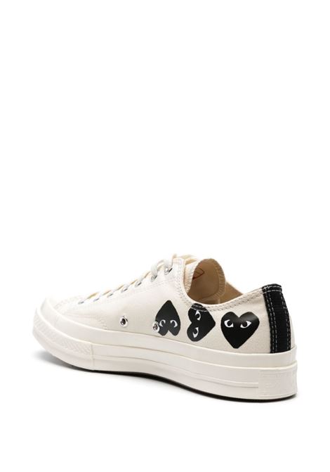 White Chuck 70 Multi Heart sneakers - unisex COMME DES GARCONS PLAY | P1K1262