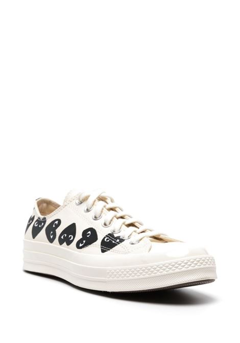 White Chuck 70 Multi Heart sneakers - unisex COMME DES GARCONS PLAY | P1K1262