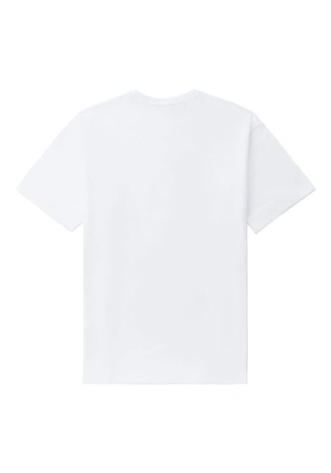 T-shirt Triple Hearts in bianco - unisex COMME DES GARCONS PLAY | P1T3373