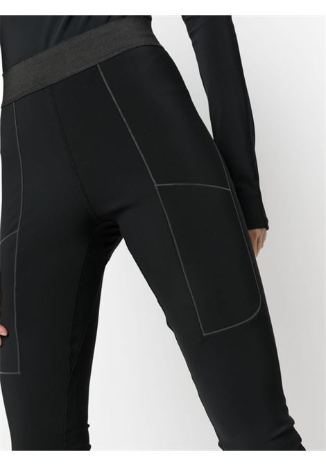 Black slit-detail leggings - women COPERNI | COPP11563BLK