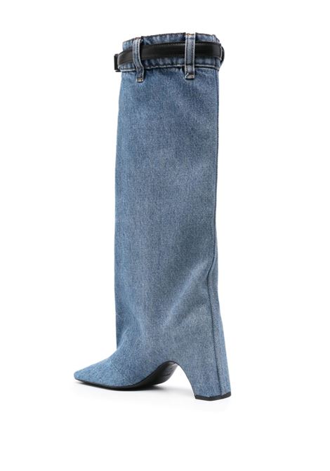 Stivali in denim con cinturino in blu - donna COPERNI | COPSH50202WSHBL