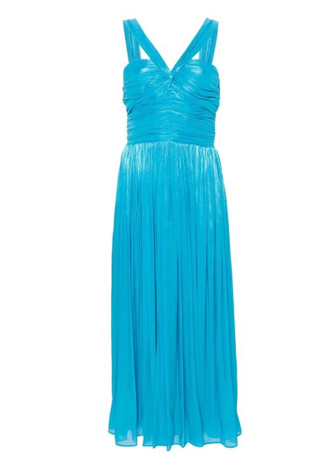 Turquoise maxi dress - women COSTARELLOS | FW2349TRQUS