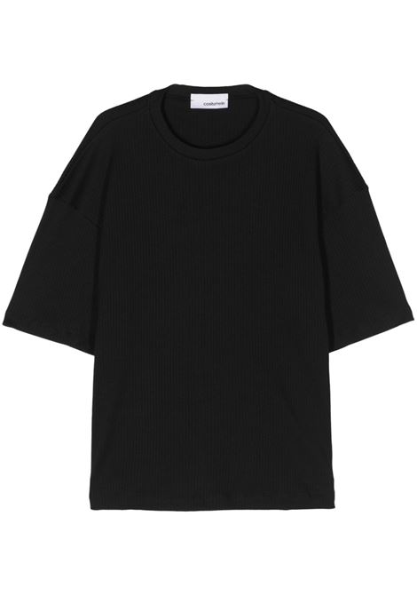 Black Vant drop shoulder T-shirt COSTUMEIN - men
