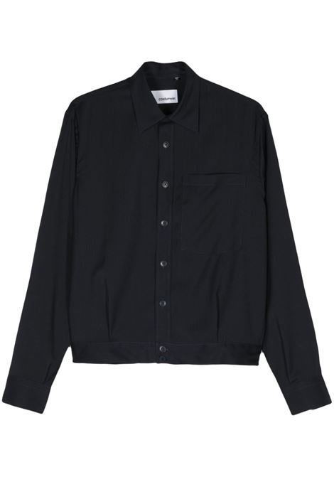 Blue long-sleeve shirt - men