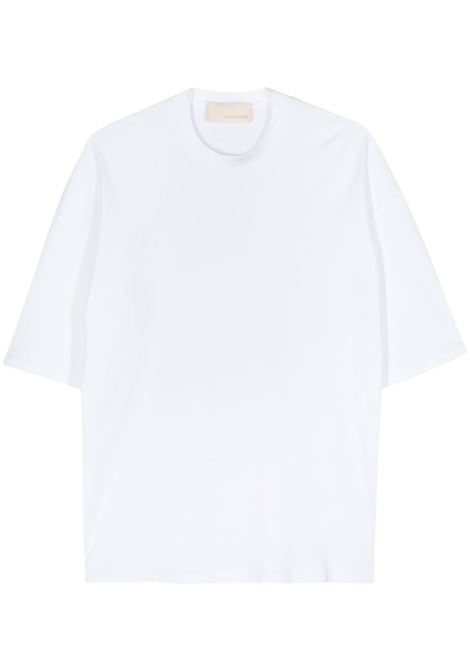 T-shirt girocollo Hyobe in bianco di Costumein - uomo