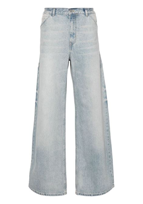 Light blue sailor wide-leg jeans - men COURRÈGES | 124DPA188DE00167011