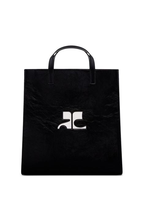 Black heritage tote bag  - women COURRÈGES | 124GSA087CR00449999