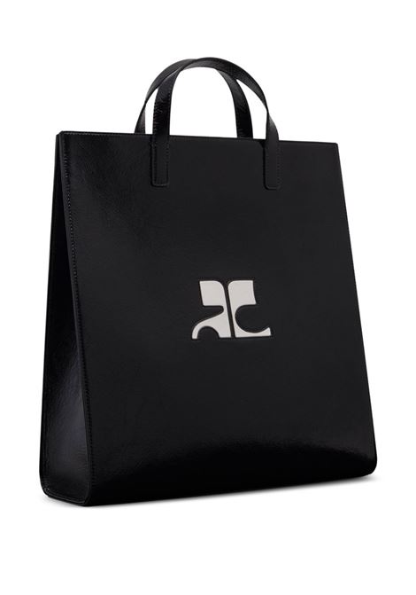 Black heritage tote bag  - women COURRÈGES | 124GSA087CR00449999