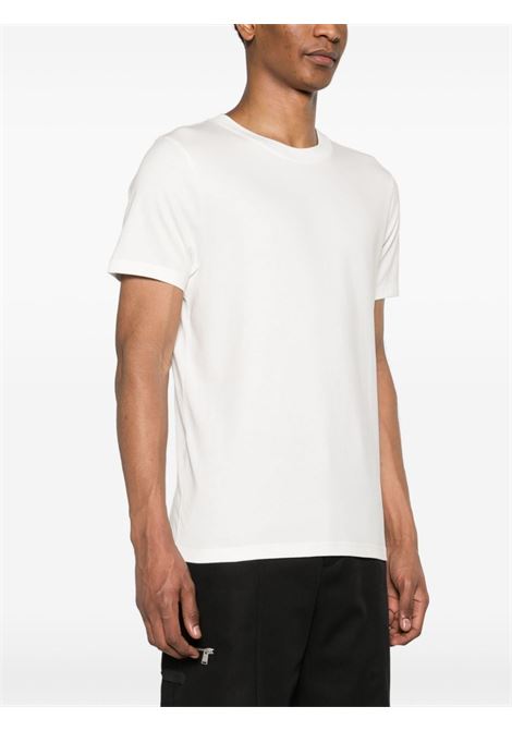 White crew-neck T-shirt - men COURRÈGES | 124JTS008JS01070001