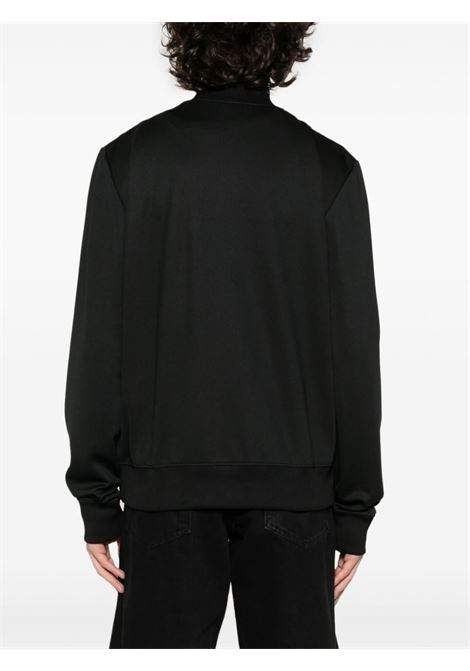 Black zip-up track sweatshirt - women COURRÈGES | 124JVE011JS00919999
