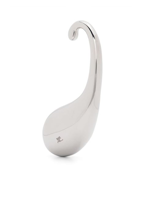 Earcuff grande con logo in argento Courrèges - donna COURRÈGES | Orecchini | 224ABO053LA0019000