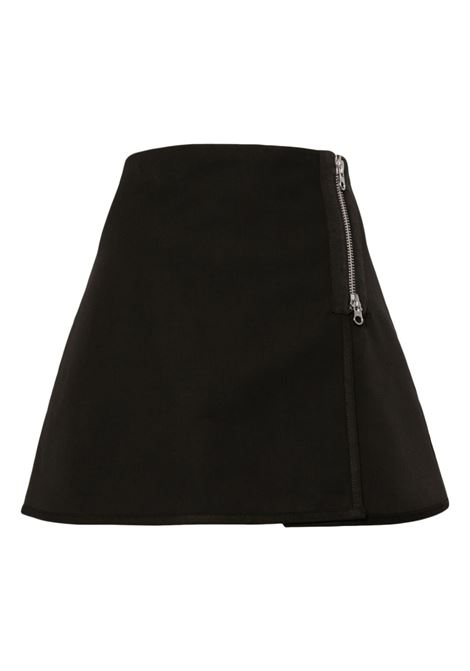 Brown Modular mini skirt - women COURRÈGES | 224CJU166CO01171093