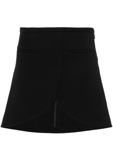 Ellipse mini skirt in black - women COURRÈGES | 224CJU171PL00079999