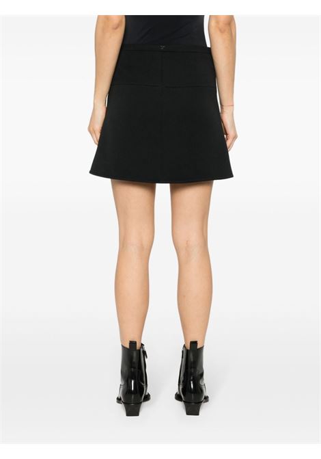 Ellipse mini skirt in black - women COURRÈGES | 224CJU171PL00079999