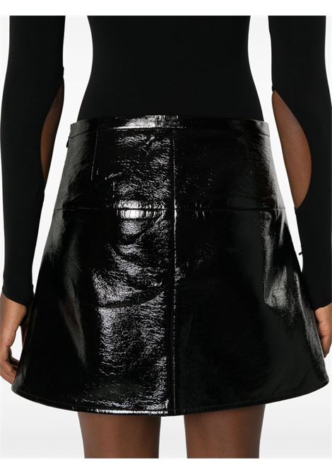 Ellipse mini skirt in black - women COURRÈGES | 224CJU171VY00149999