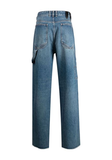 Blue high-waist straight-leg jeans - men DARKPARK | MTR01DBL01W053