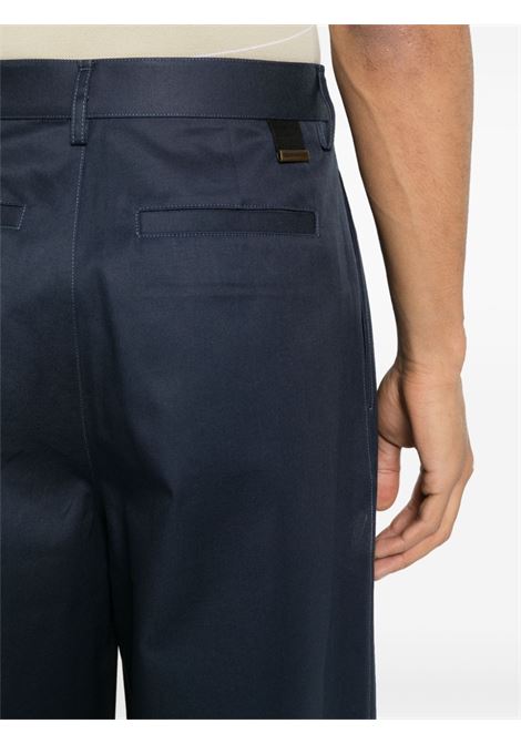 Blue Daniel wide-leg  trousers - men DARKPARK | MTR24FAC050051