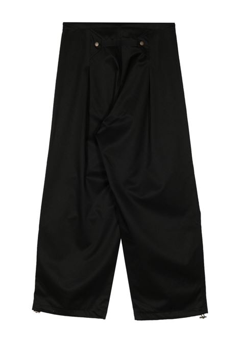 Pantaloni Daisy a gamba ampia in nero - donna DARKPARK | WTR02FAC510099